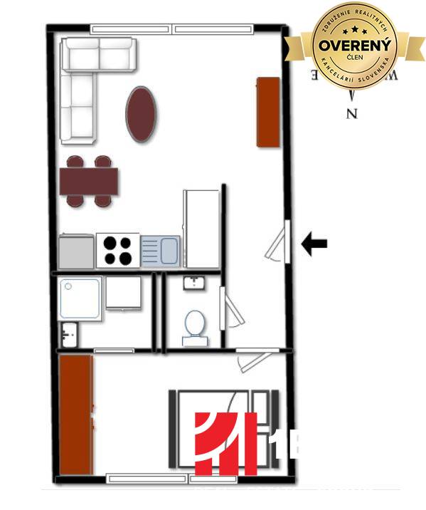 Rent One bedroom apartment, Studenohorská, Bratislava - Lamač, Slovaki
