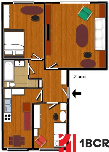 Sale Two bedroom apartment, Two bedroom apartment, Poľnohospodárska, B