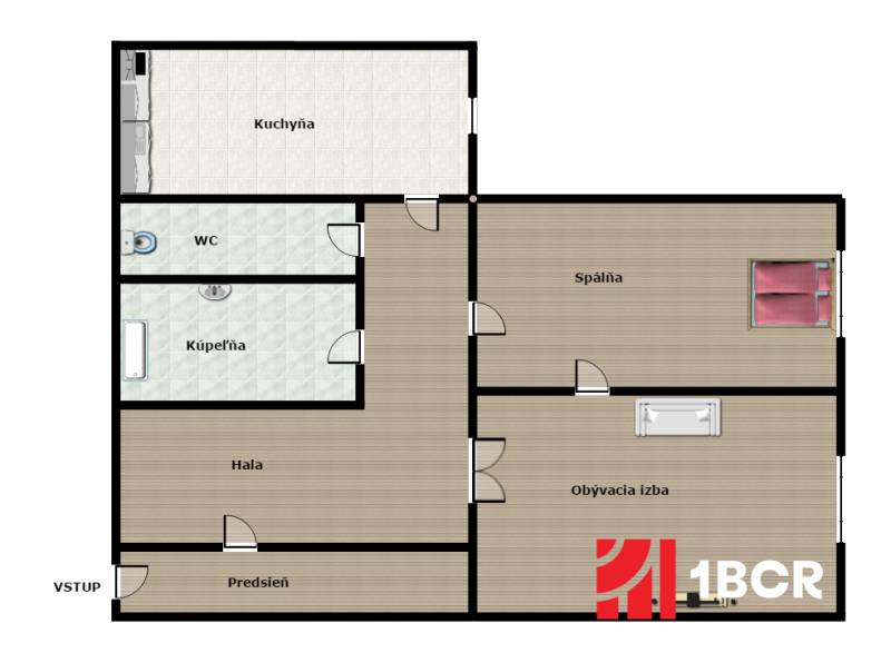 Sale One bedroom apartment, Bradáčova, Bratislava - Petržalka, Slovaki